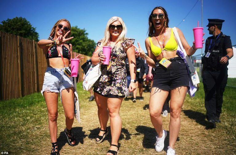 Glastonbury revellers defy rail strikes to make it to Worthy Farm for first day of festival