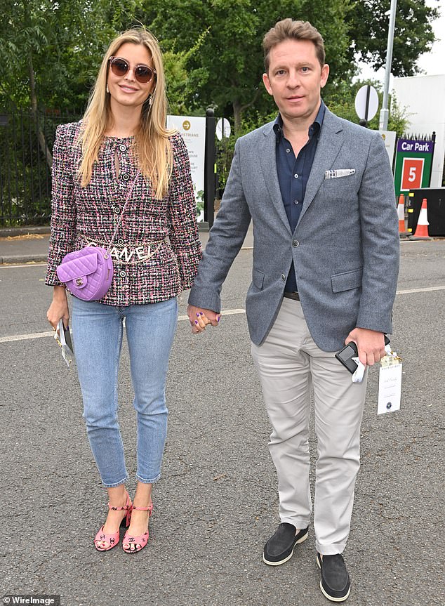 Holly Candy and husband Nick lead the star arrivals on day four of Wimbledon