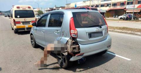 Man dies in freak accident after body gets trapped between wheel well