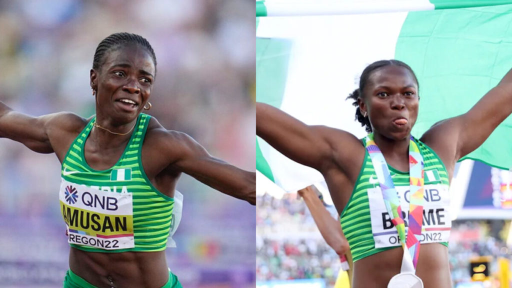 Tobi Amusan, Ese Brume reach new heights in latest World Athletes Women Chart