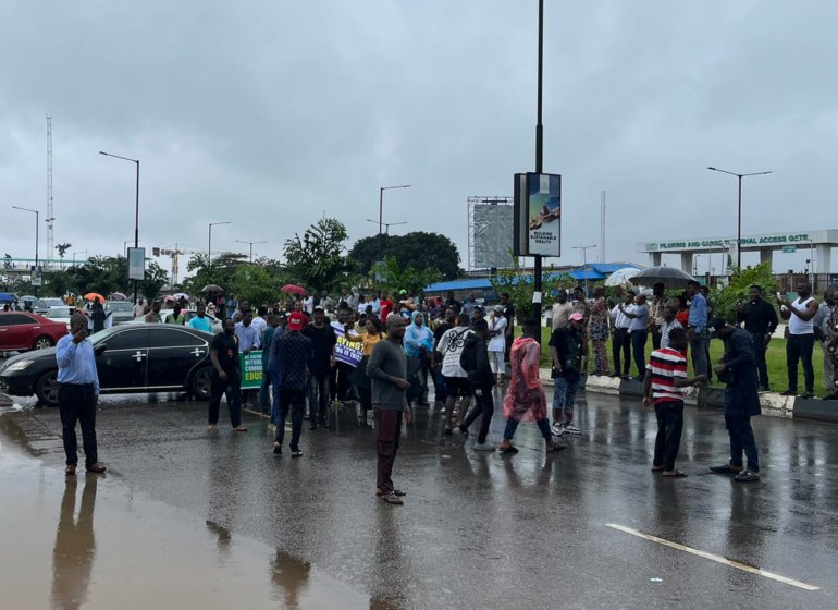 Stalemate as students block Lagos airport again over ASUU strike