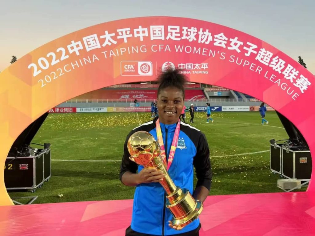 Oparanozie excited After Winning Chinese Women Super League