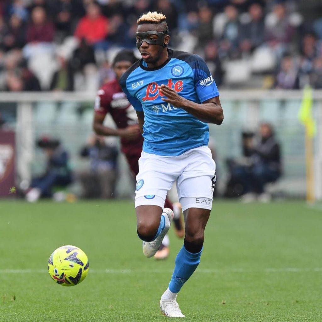 Osimhen equals Eto’o’s Serie A record In Napoli Big Win Over Torino